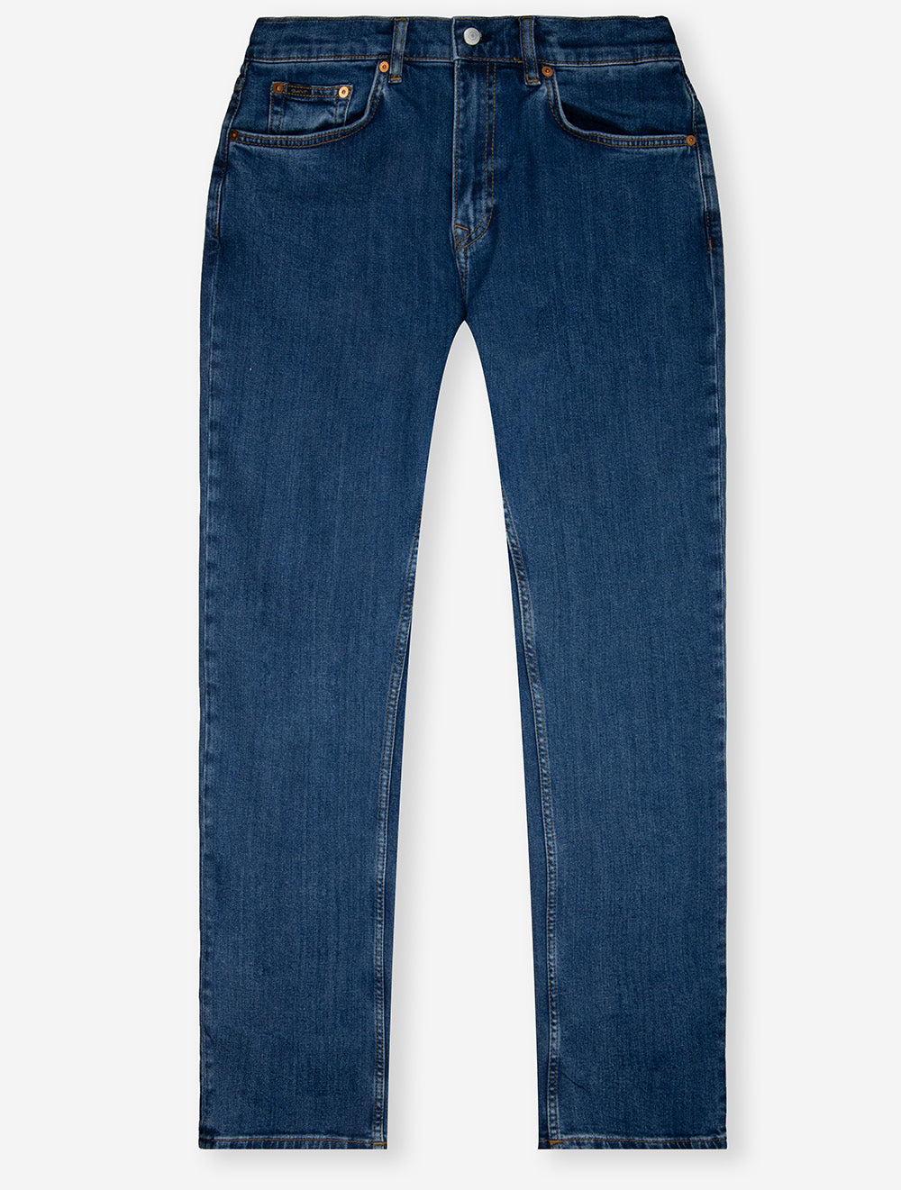 Regular Clean Wash Jeans Mid Blue Vintage