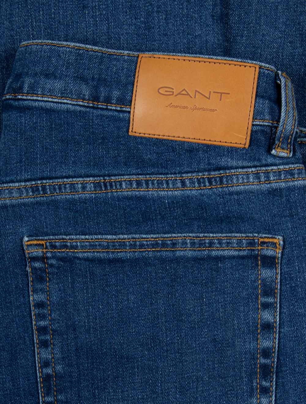 Regular Clean Wash Jeans Mid Blue Vintage
