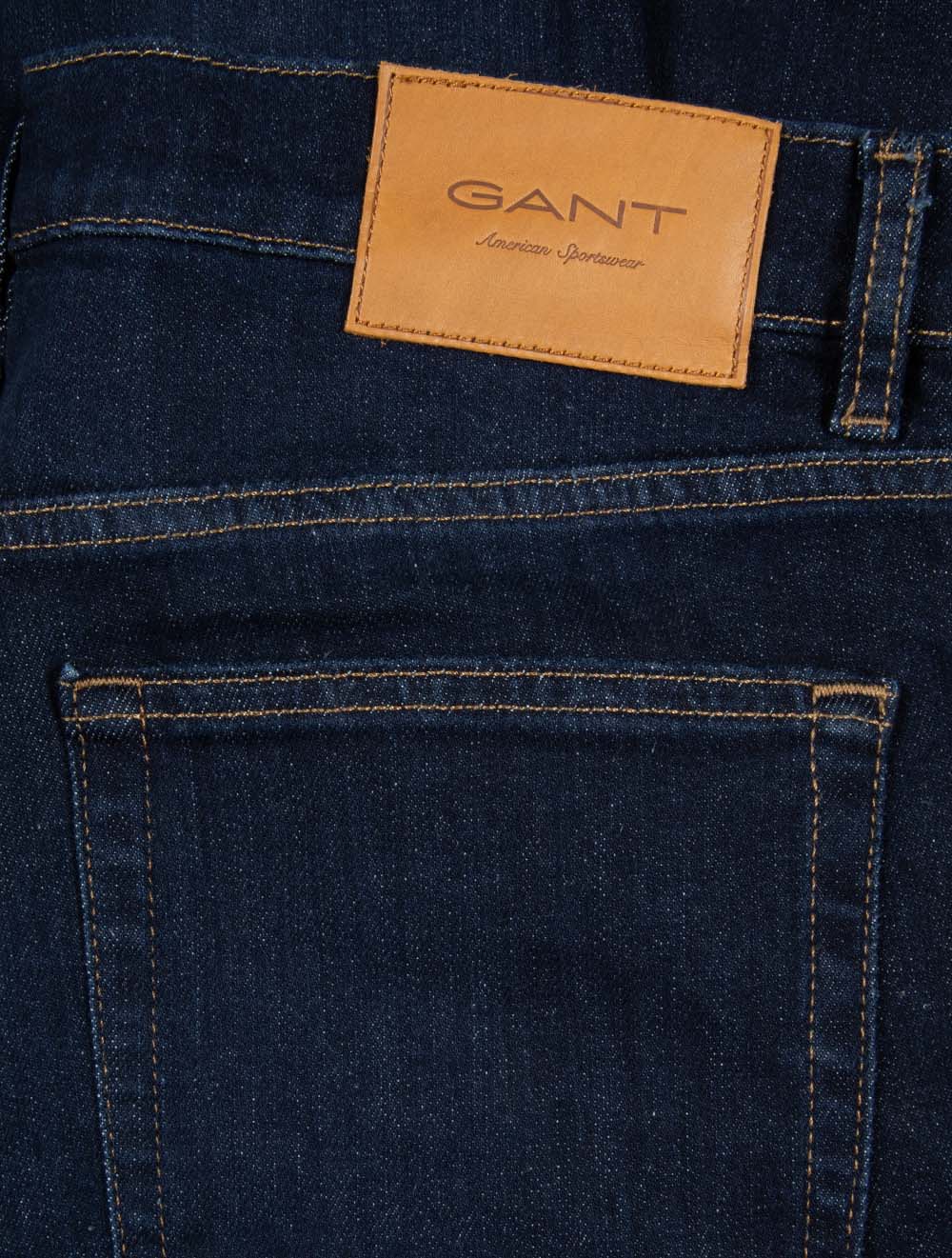 Regular Fit Jeans Dark Blue Broken In