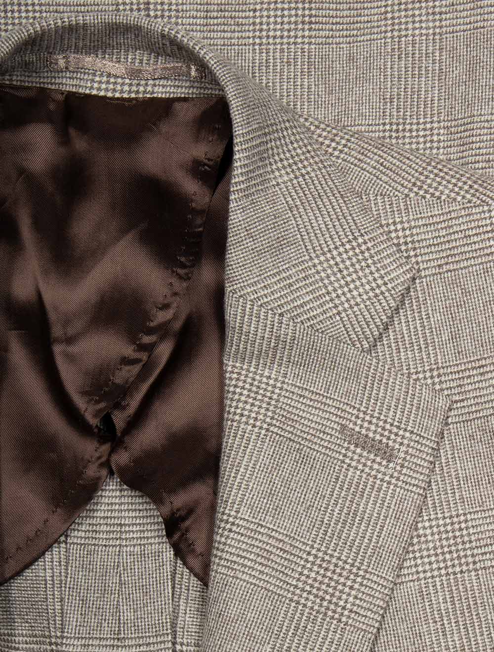 Glencheck Sports Jacket Beige