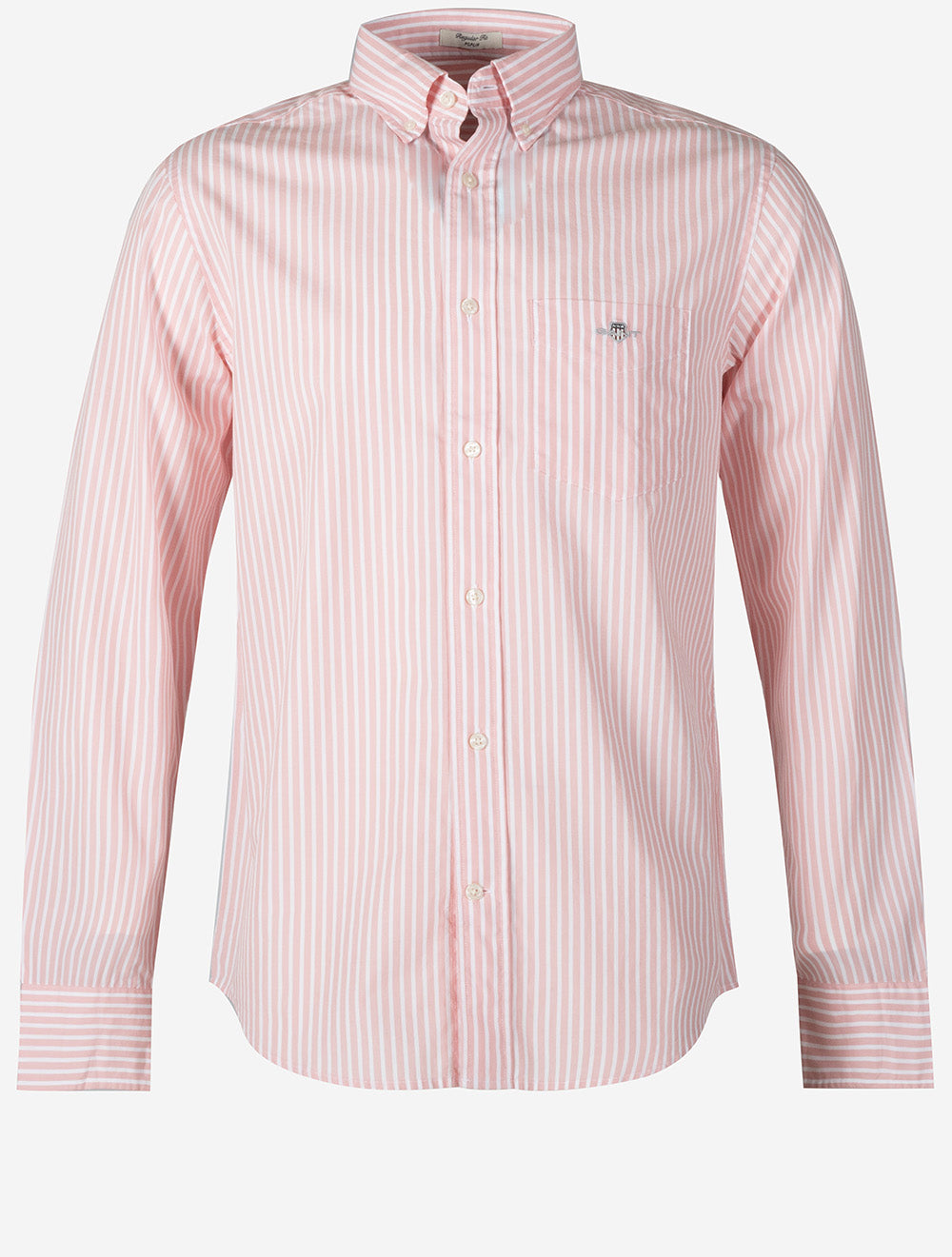 Regular Classic Poplin Stripe Shirt Washed Pink
