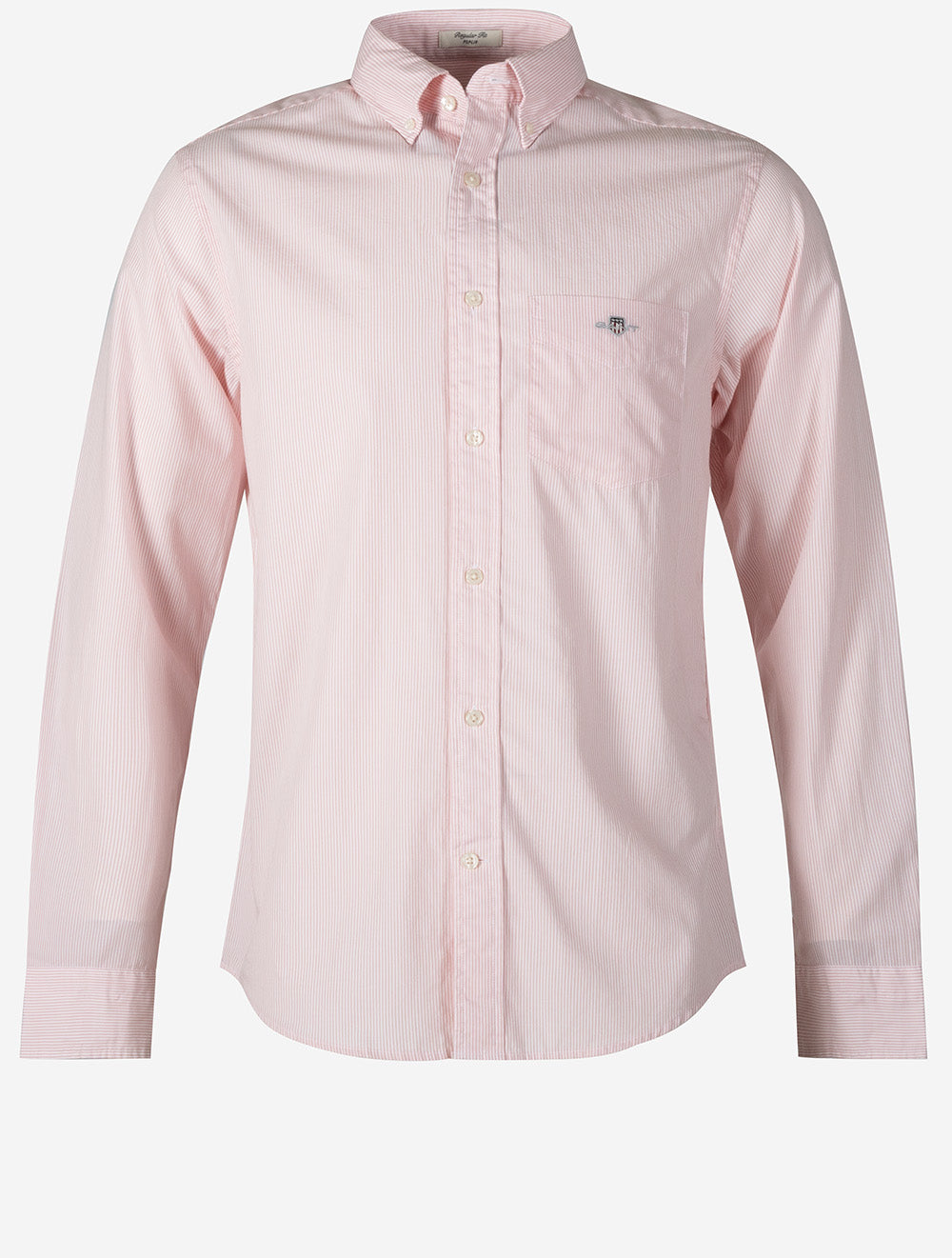 Regular Classic Poplin Banker Shirt Washed Pink
