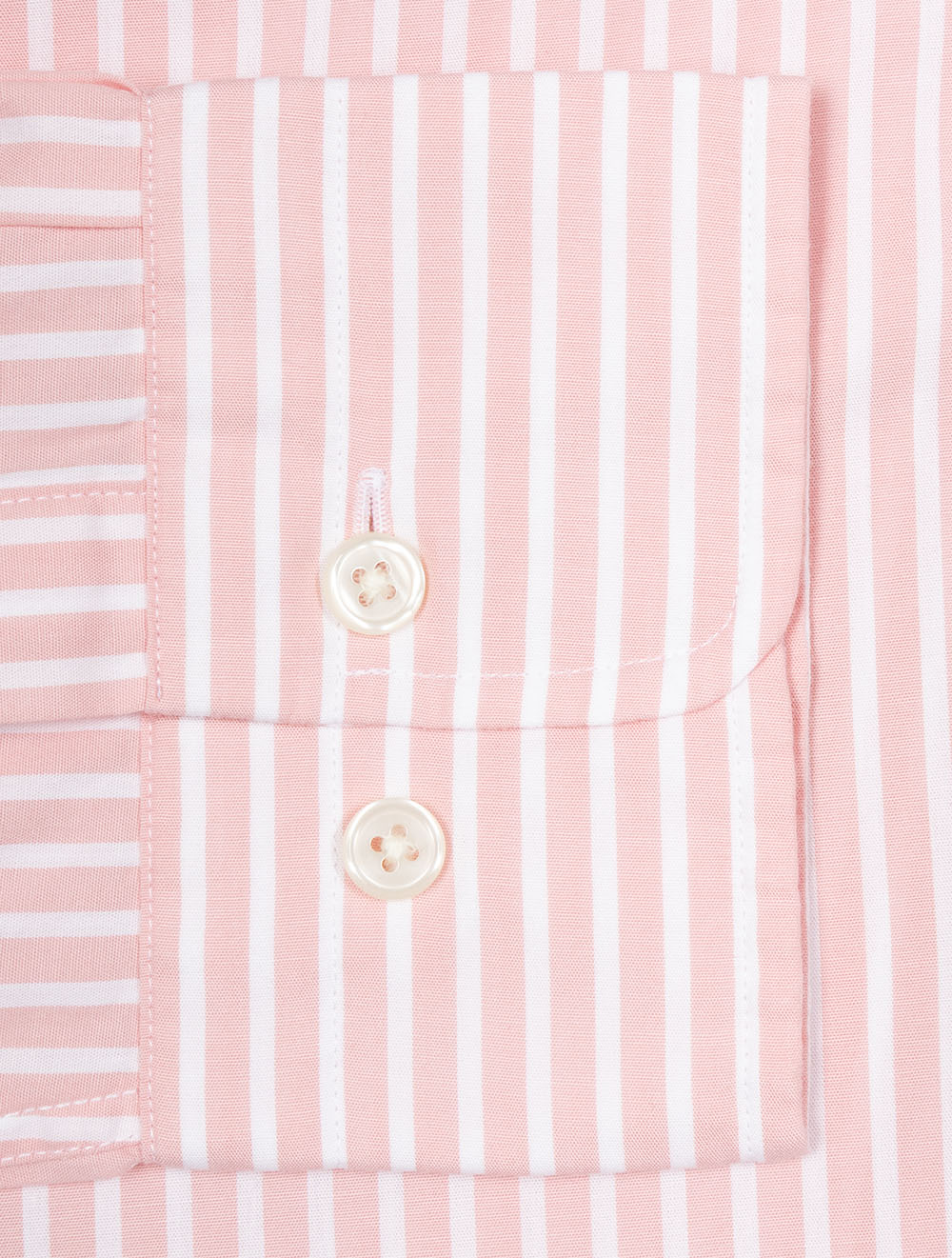 Regular Classic Poplin Stripe Shirt Washed Pink
