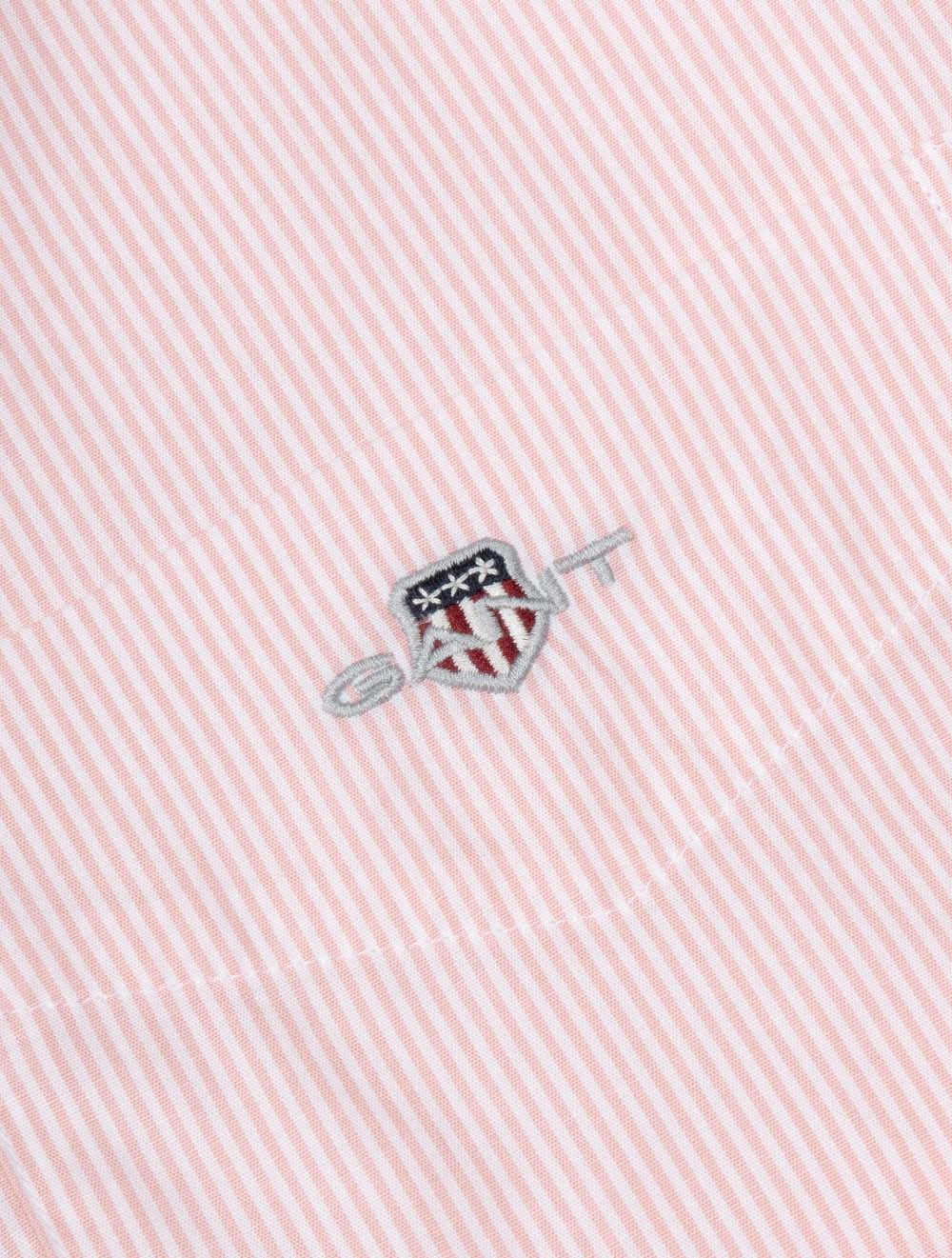 Regular Classic Poplin Banker Shirt Washed Pink
