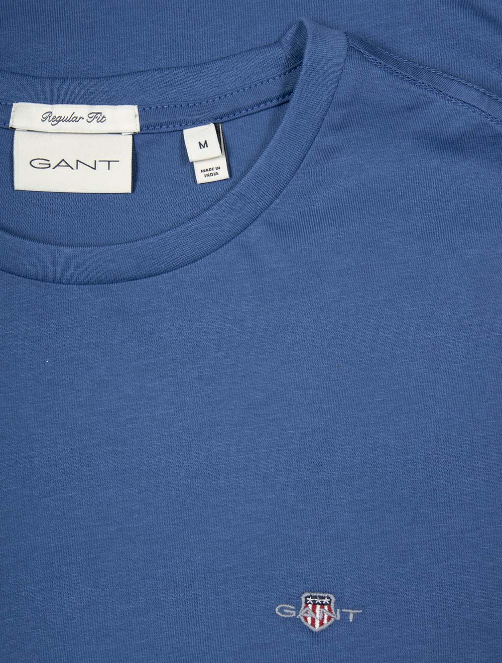 Regular Shield Short Sleeve T-Shirt Vintage Blue