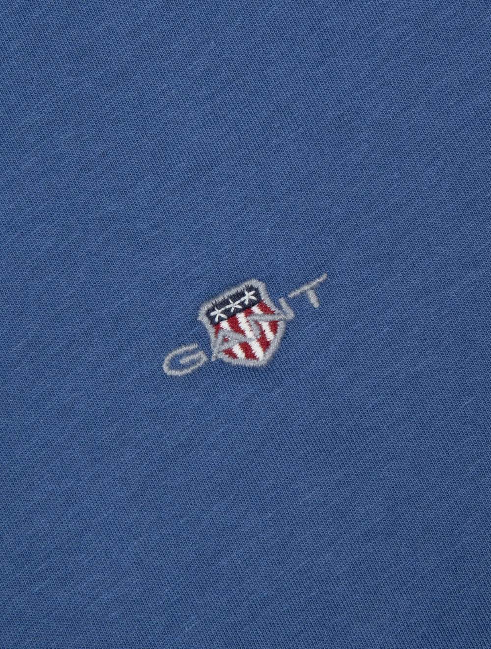 Regular Shield Short Sleeve T-Shirt Vintage Blue