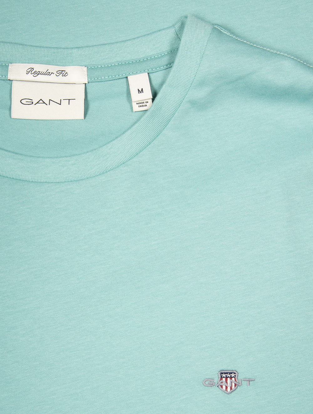 Regular Shield Short Sleeve T-Shirt Muted Turquoise