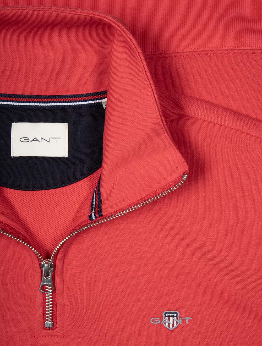 Regular Shield Half Zip Sweat Rose Red