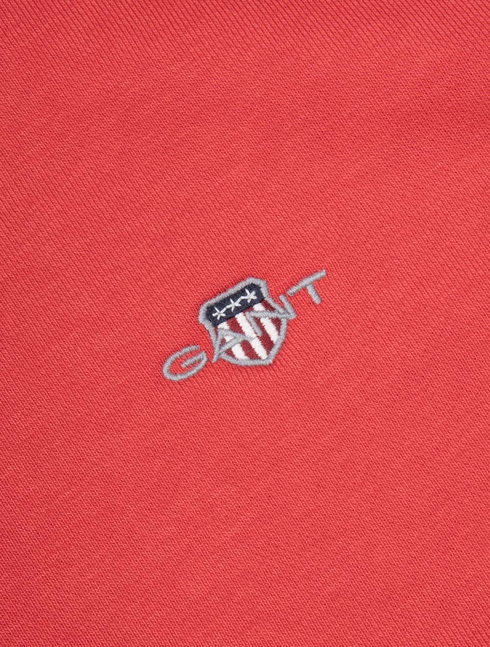 Regular Shield Half Zip Sweat Rose Red