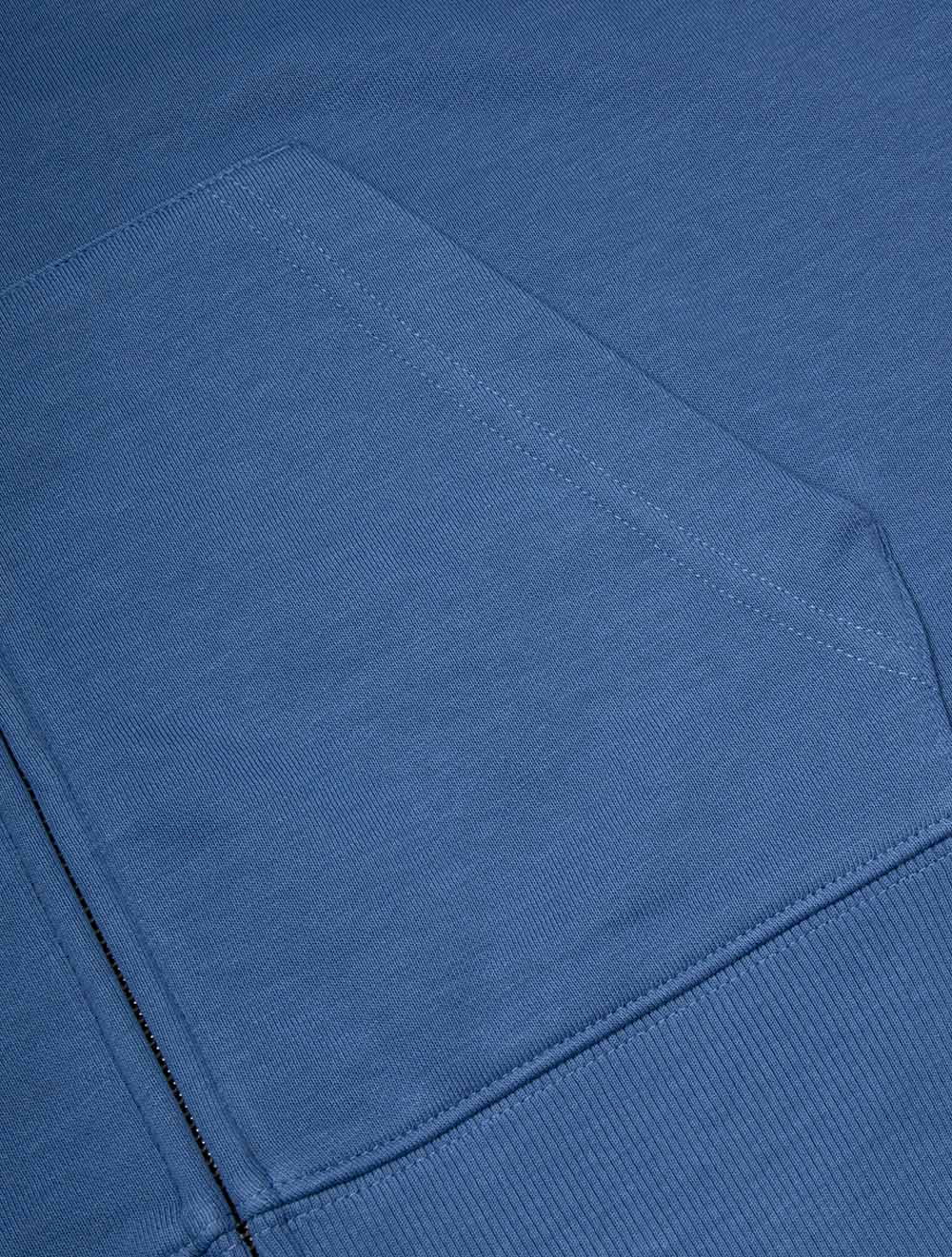 Regular Shield Full Zip Hoodie Vintage Blue