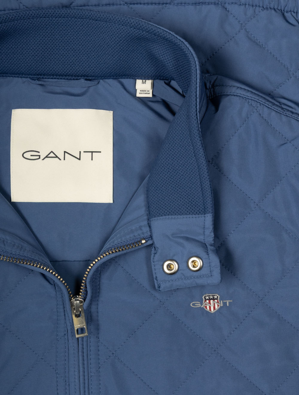 Quilted Windcheater Jacket Vintage Blue