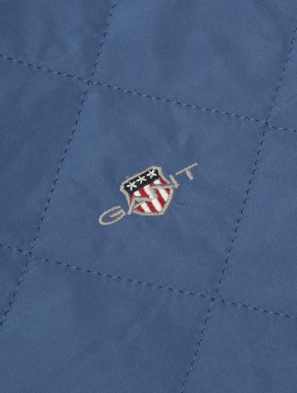 Quilted Windcheater Jacket Vintage Blue