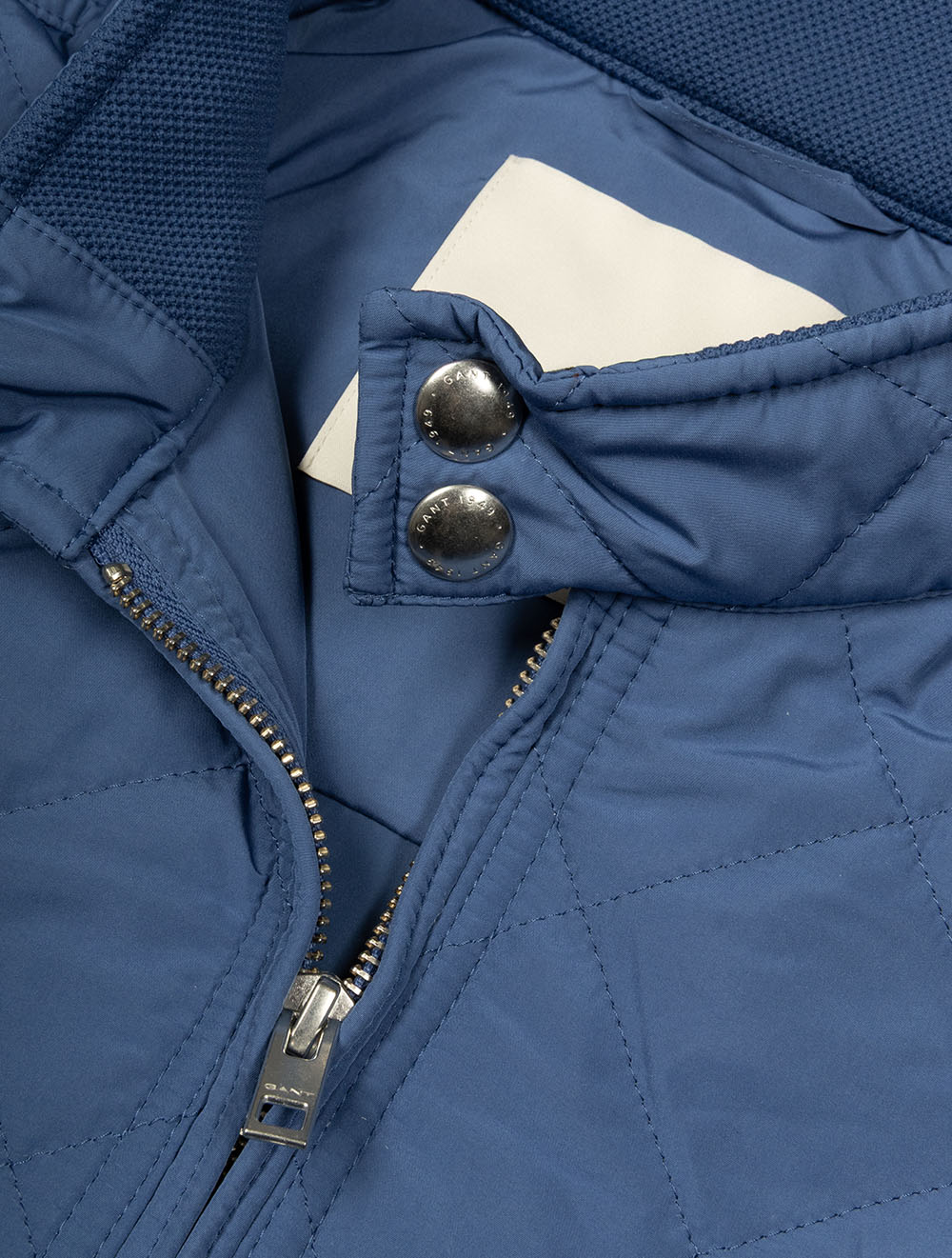 Quilted Windcheater Jacket Vintage Blue