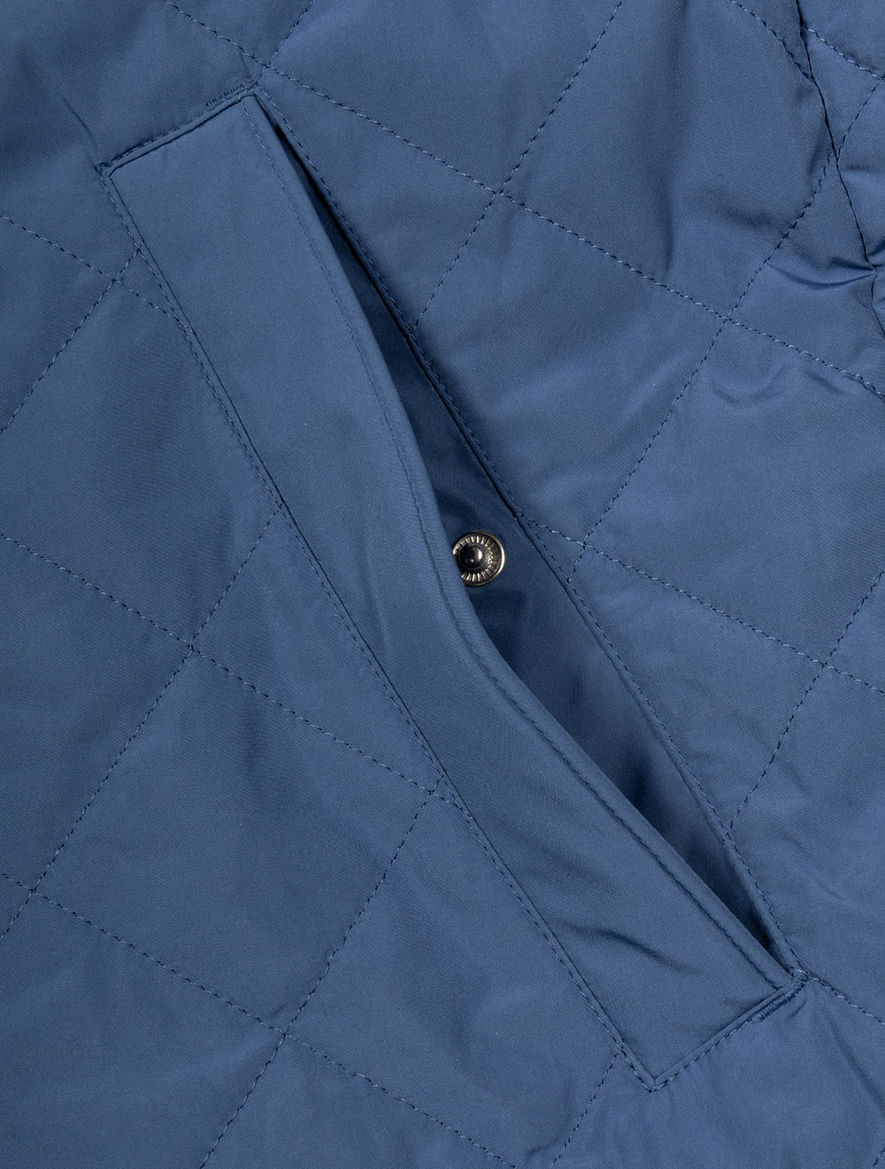 Quilted Windcheater Jacket Vintage Blue