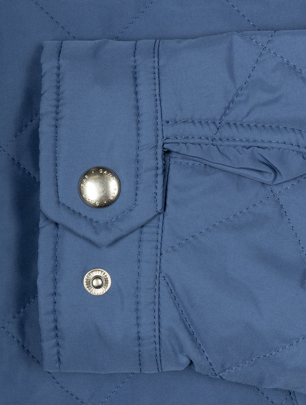 Quilted Windcheater Jacket Vintage Blue