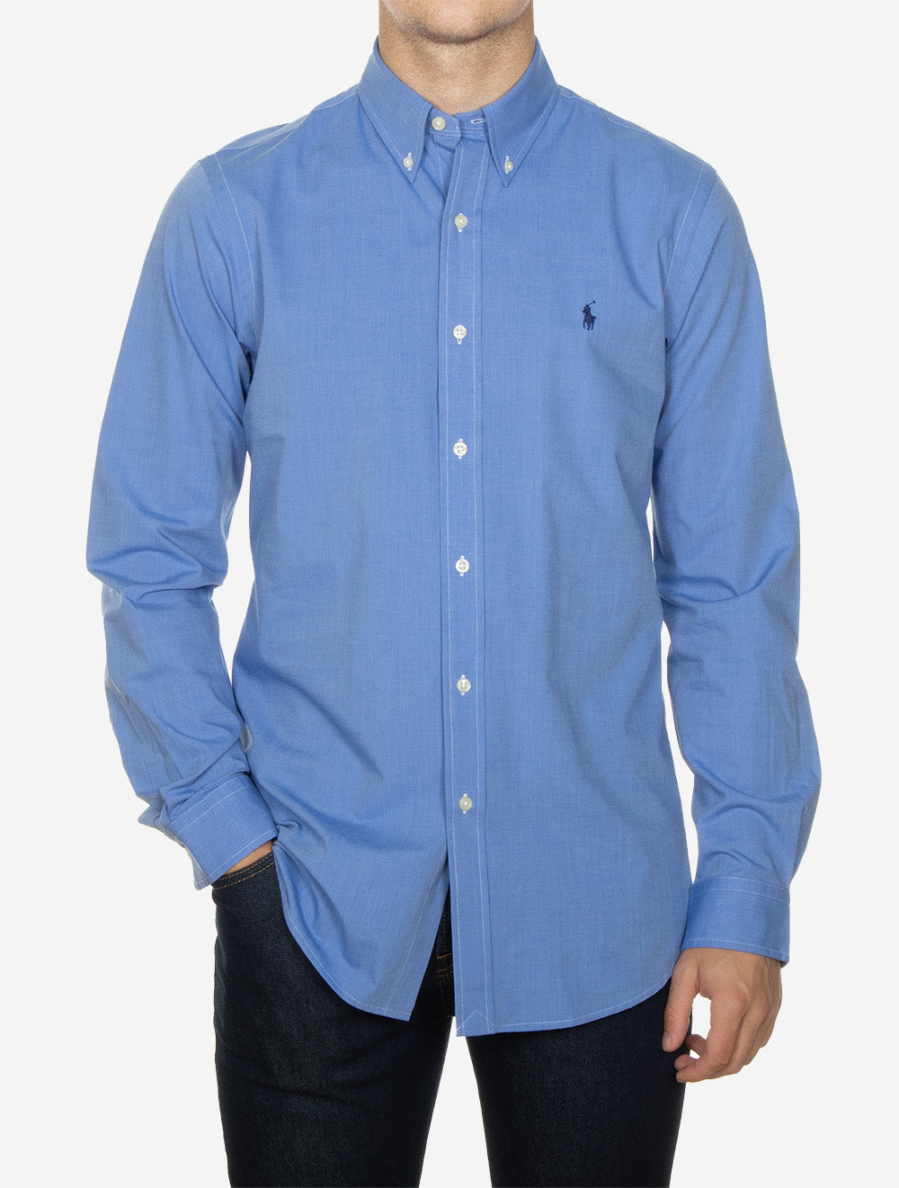 Buttondown Poplin Shirt Blue