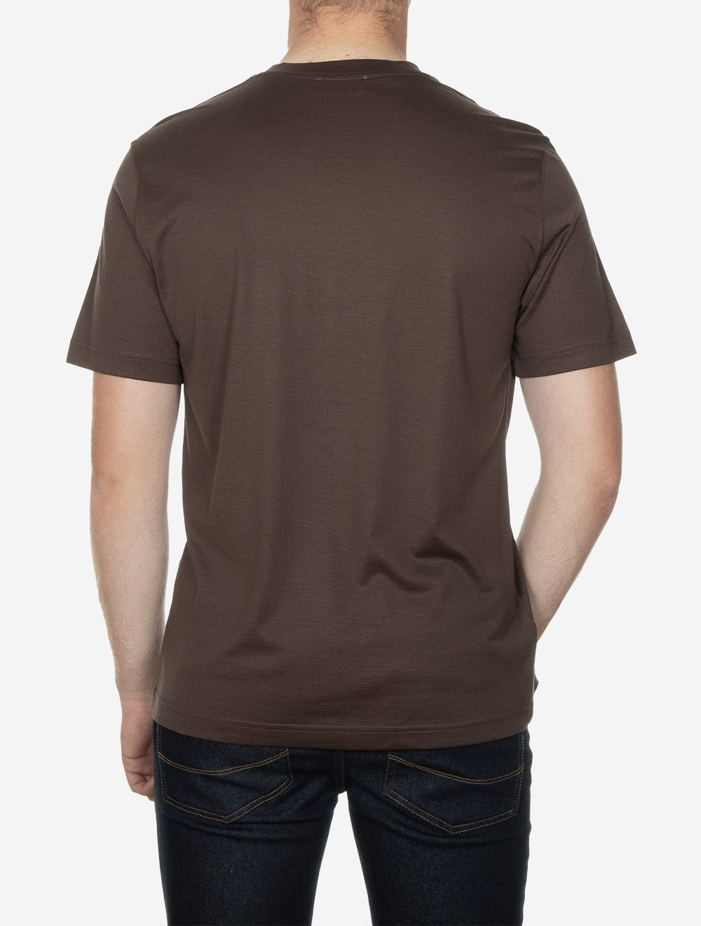Interlock Crewneck T-Shirt Brown