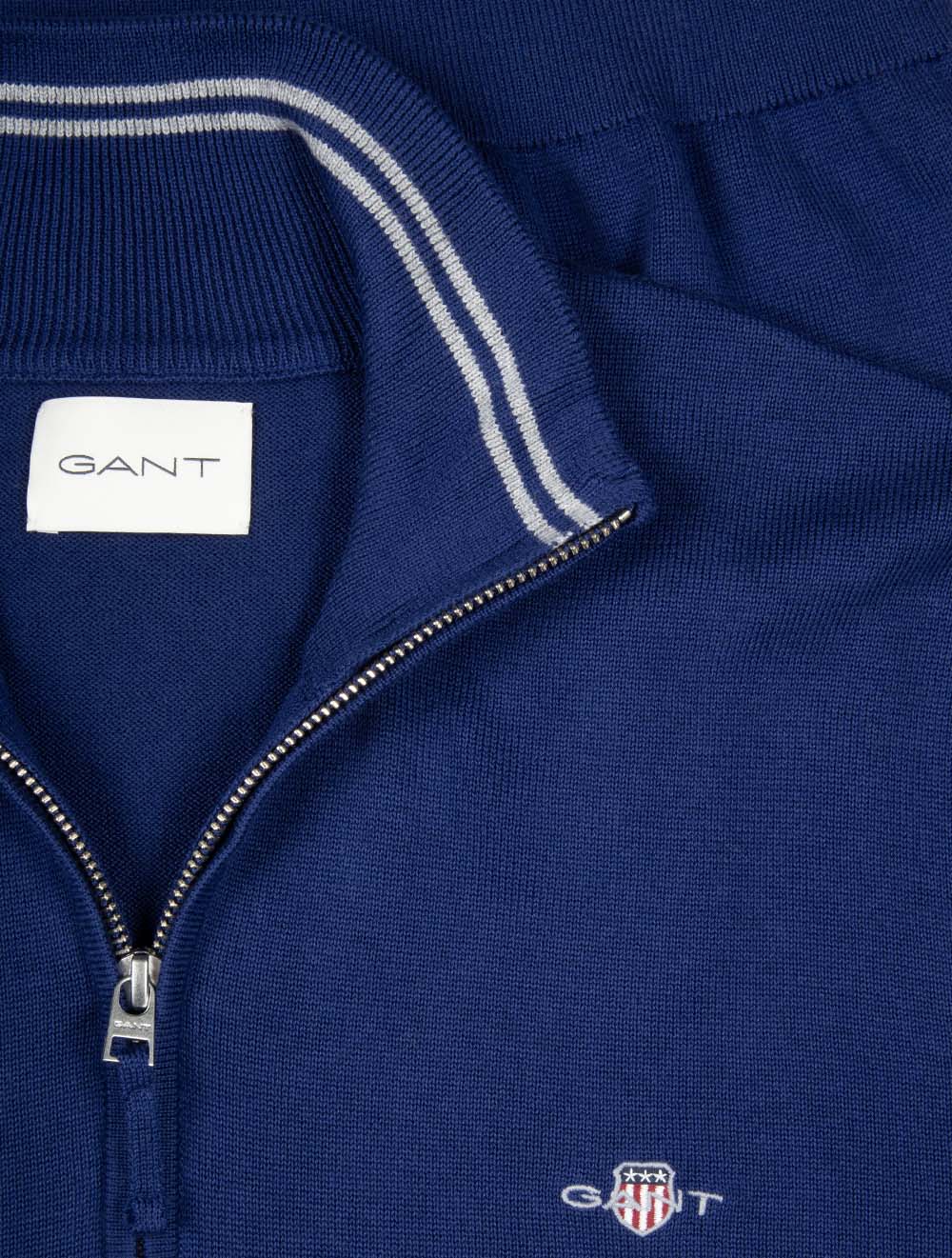 Classic Cotton Half Zip Rich Navy