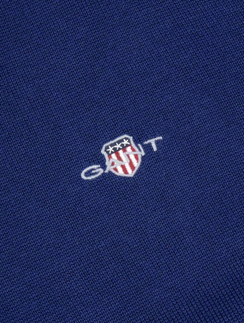 Classic Cotton Half Zip Rich Navy