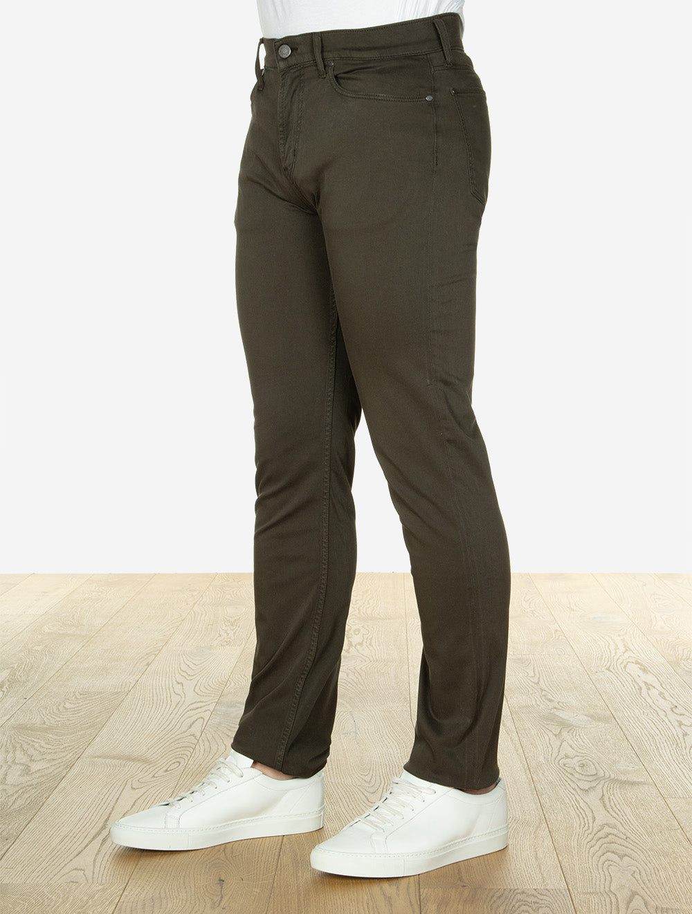 Jean slim Luxe Performance Plus olive foncé