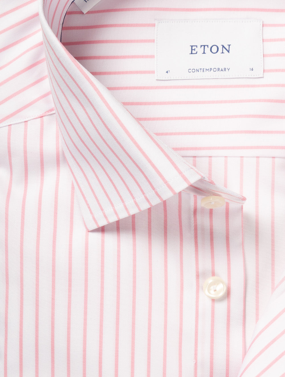 Contemporary Striped Signature Shirt Pink