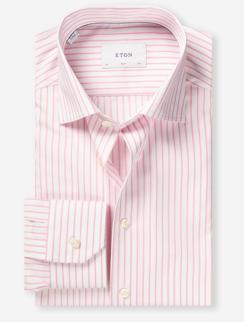 Slim Striped Signature Shirt Pink