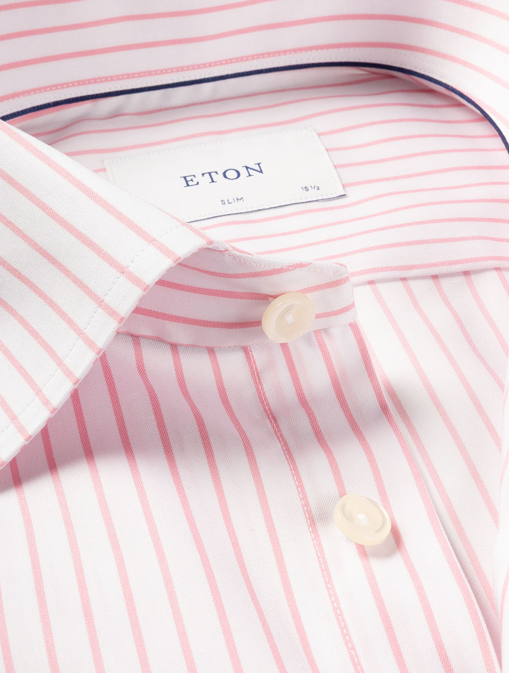 Slim Striped Signature Shirt Pink