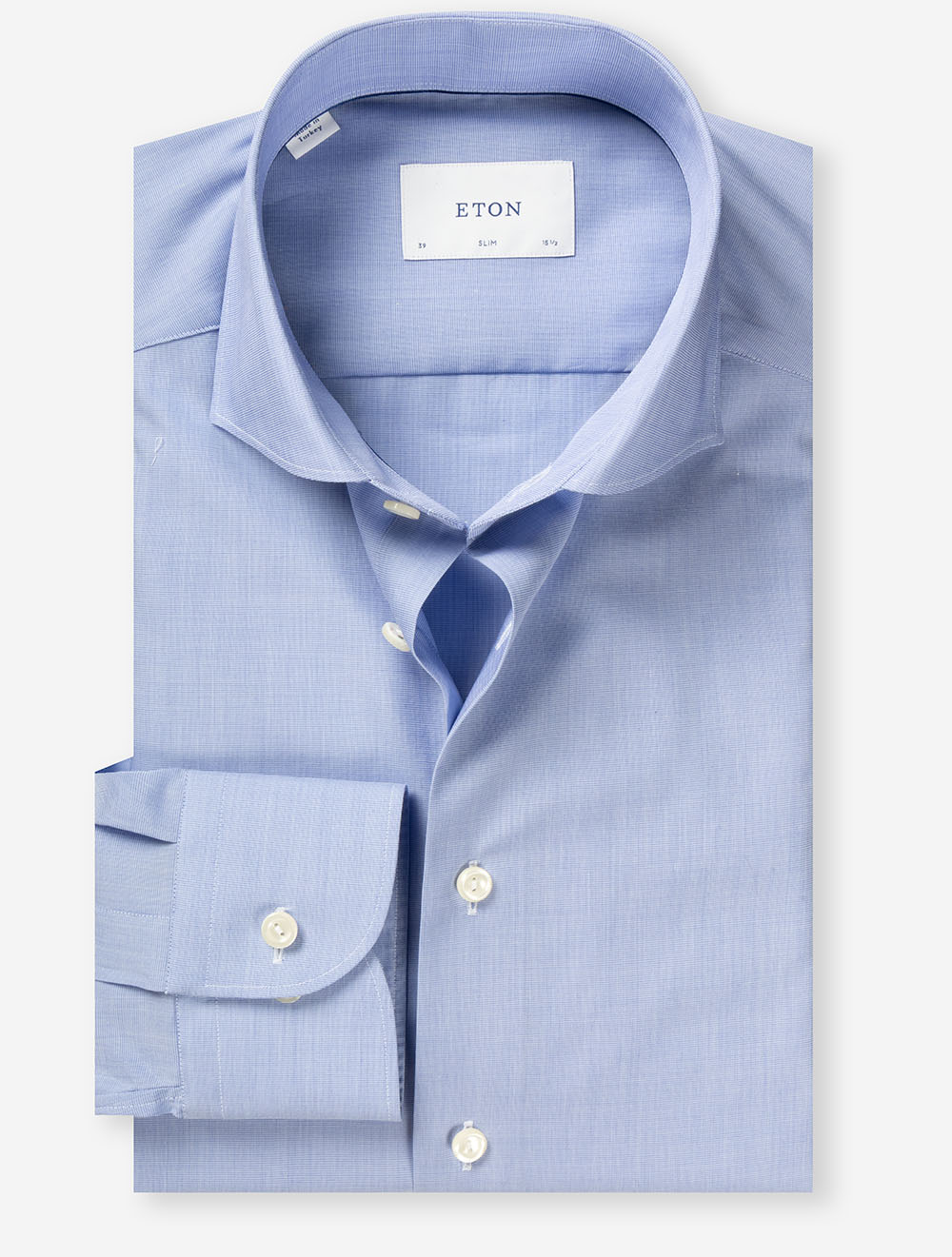Slim Breeze Poplin Shirt Blue