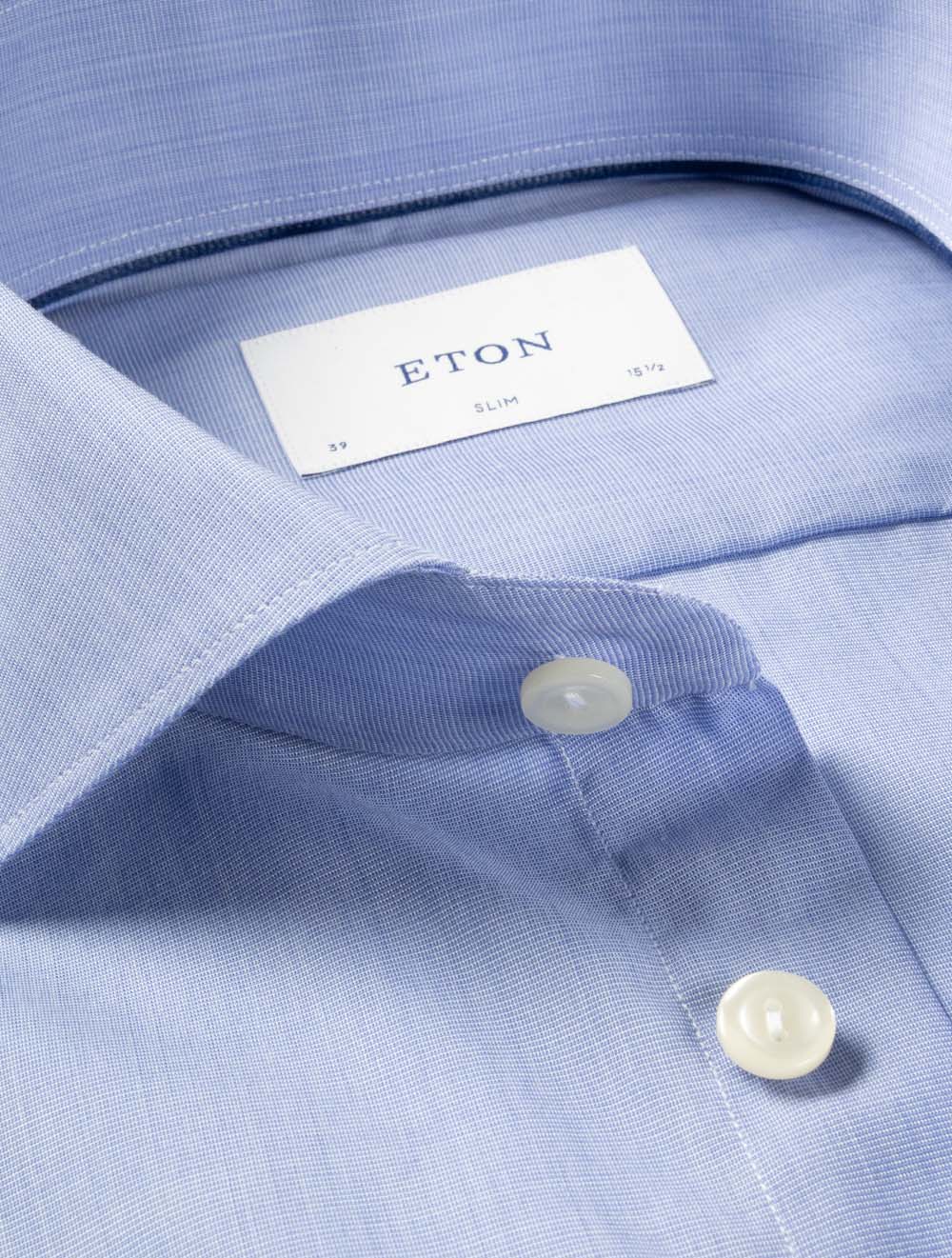 Slim Breeze Poplin Shirt Blue