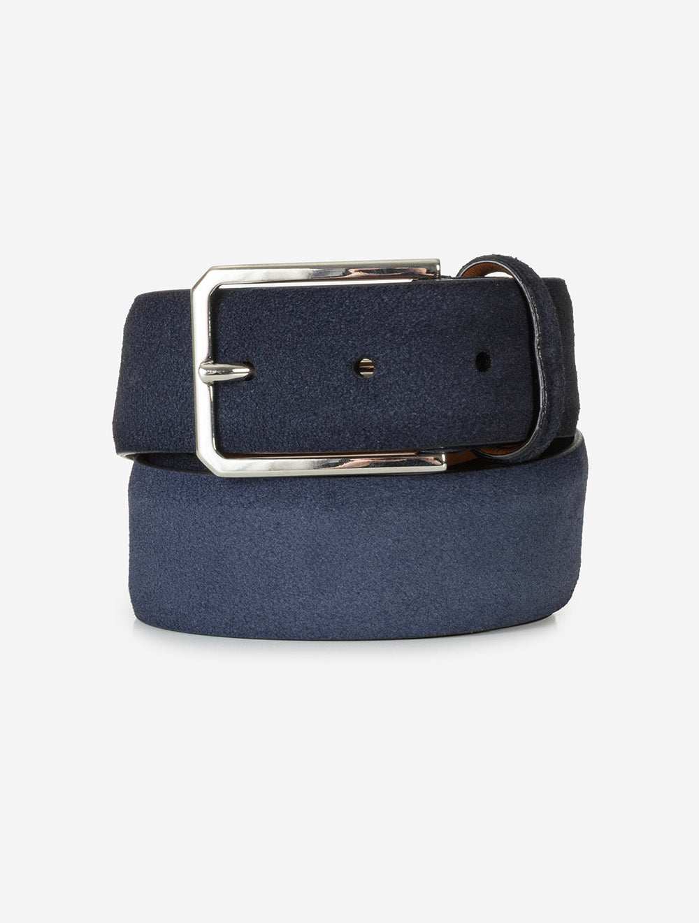 Suede Belt Navy