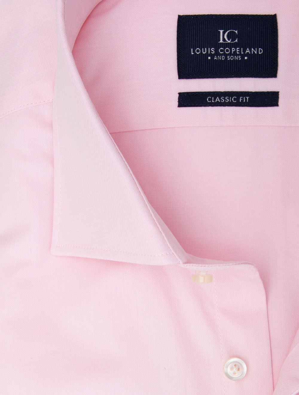 Solid Plain Classic Fit Shirt Pink