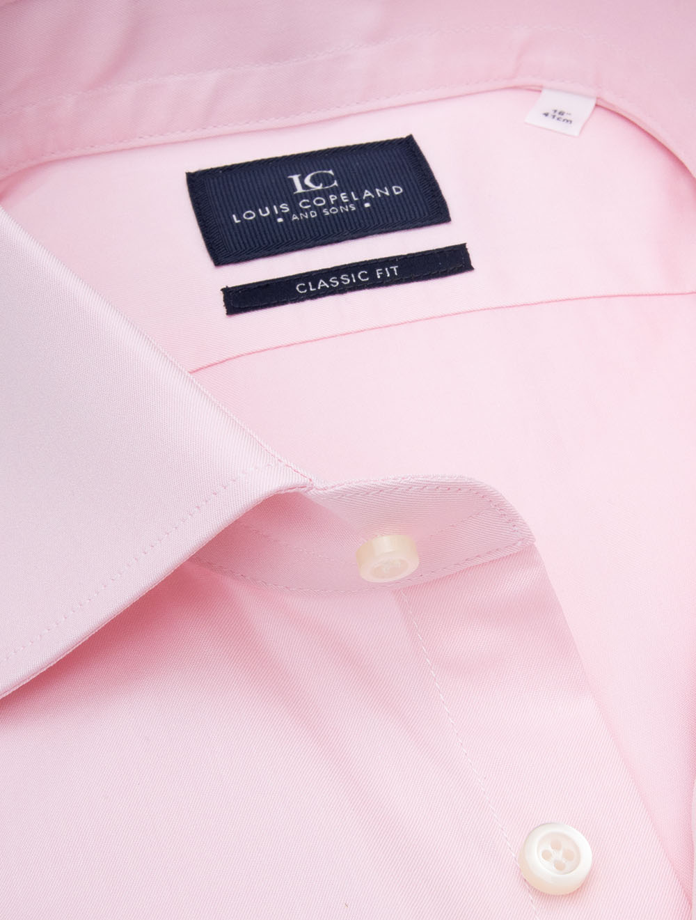 Solid Plain Classic Fit Shirt Pink