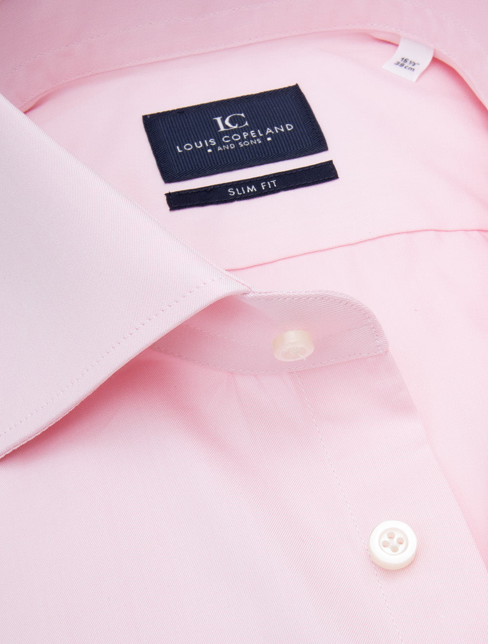 Chemise rose unie coupe slim