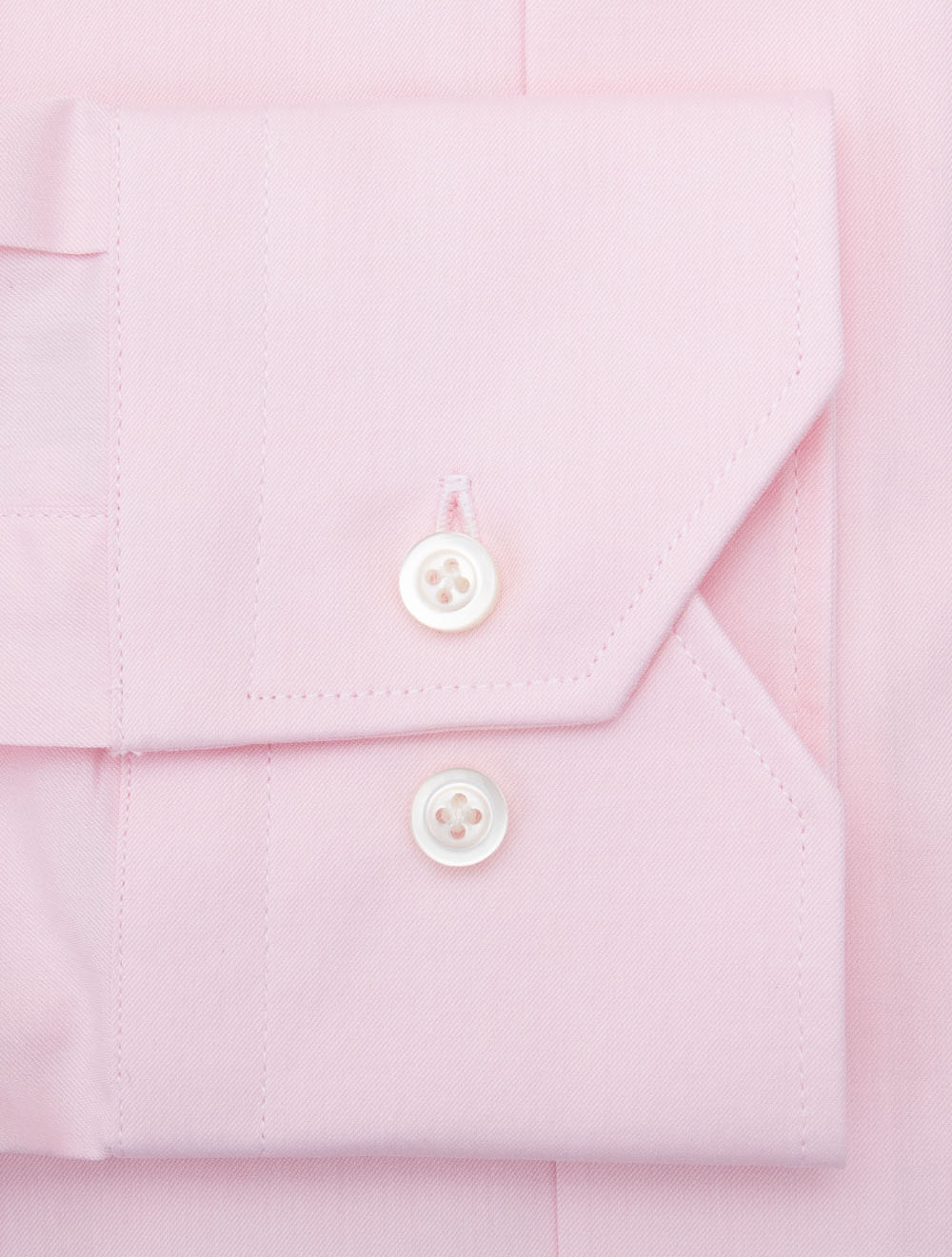 Chemise rose unie coupe slim