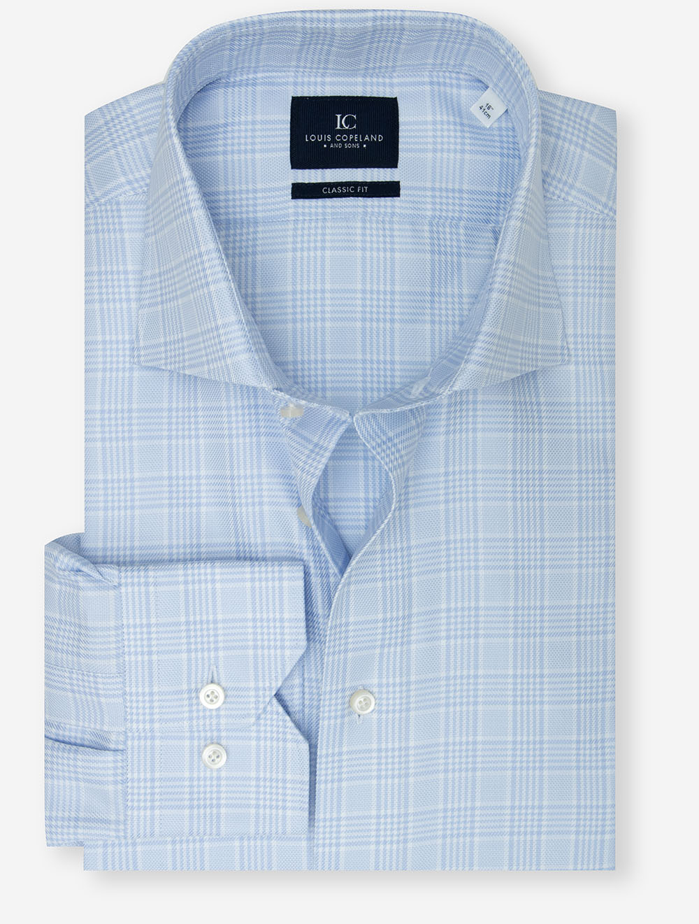 Plaid Check Classic Fit Shirt Blue