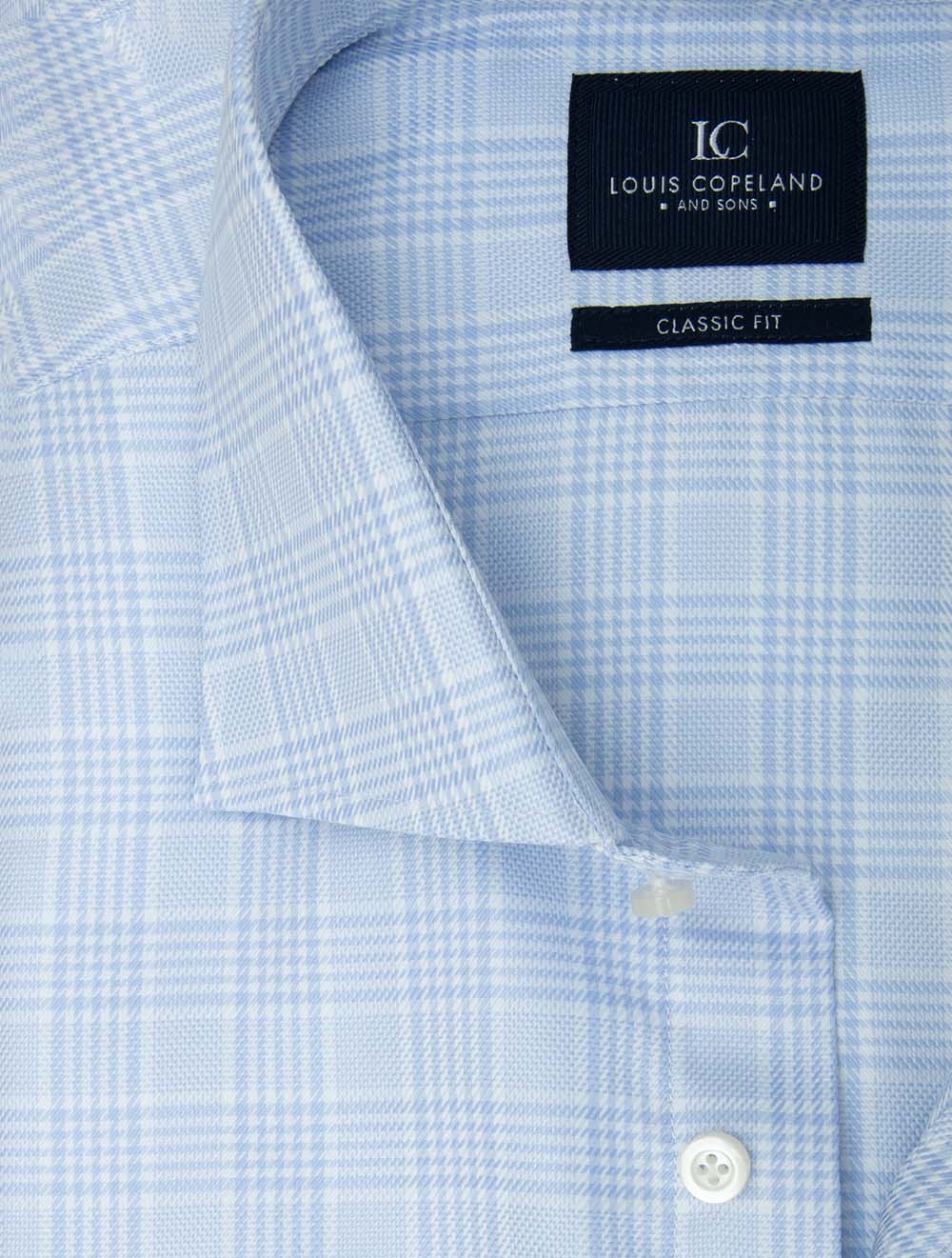 Plaid Check Classic Fit Shirt Blue