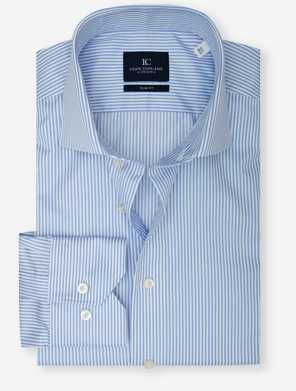 Stripe Slim Fit Shirt Blue