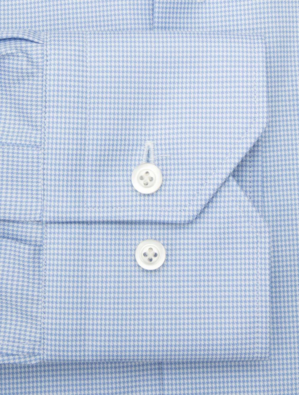 Puppytooth Classic Fit Shirt Blue