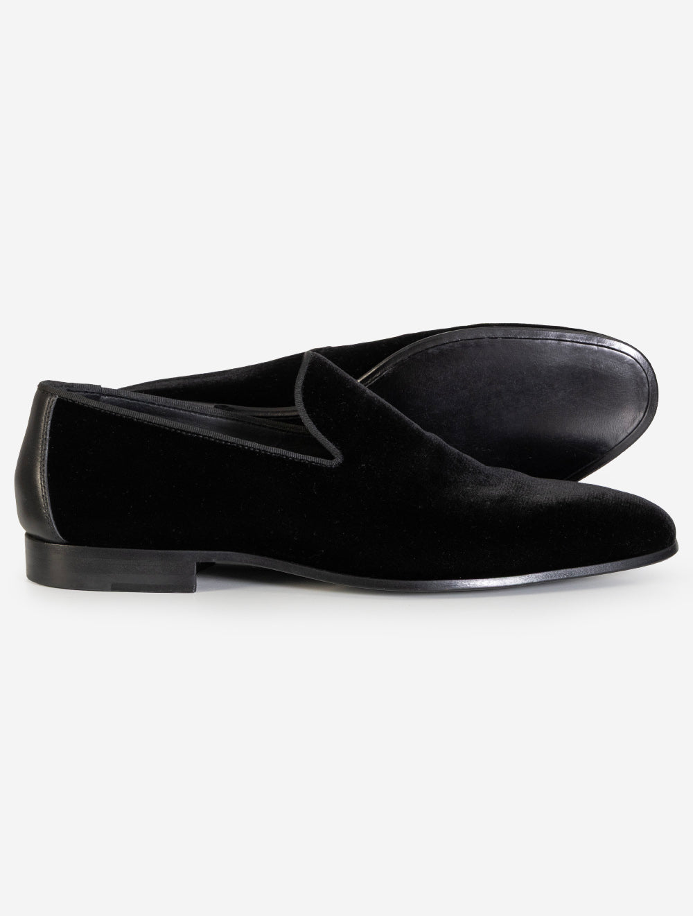 Slip-On Abendschuh-Schwarz/