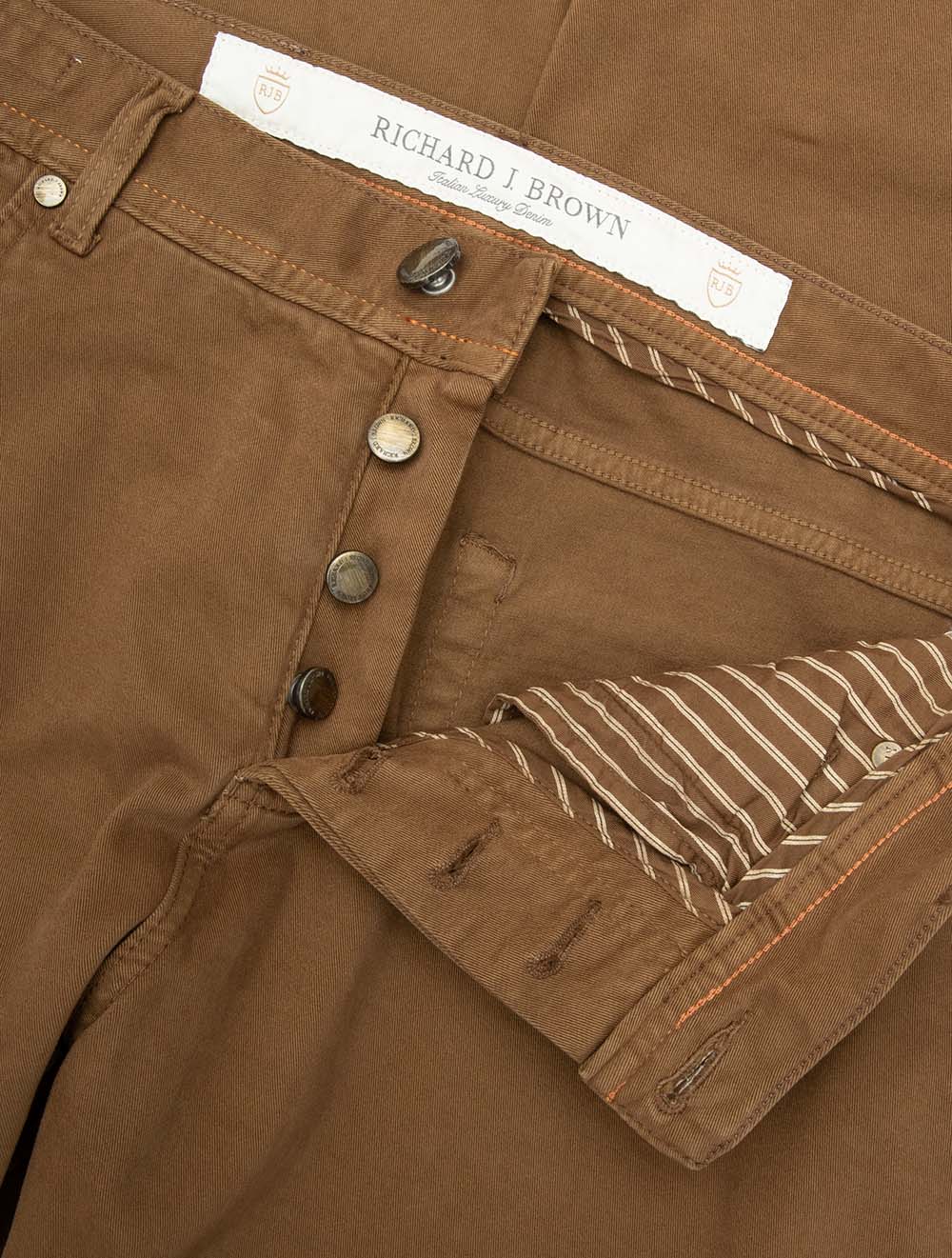 Luxury Denim Jeans Tan