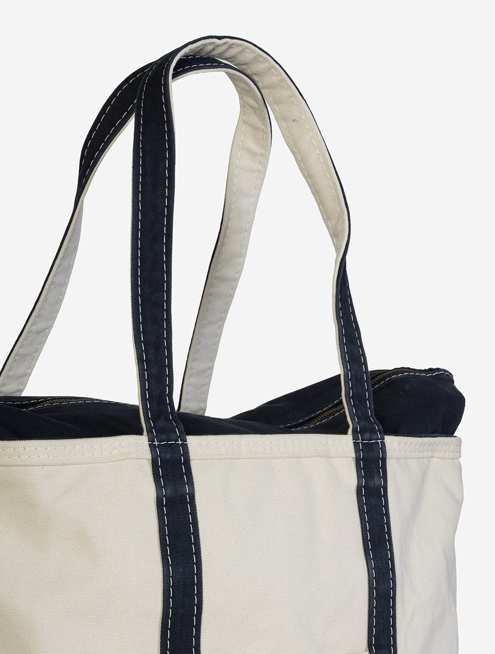 Big Pony Canvas Tote Bag Cream