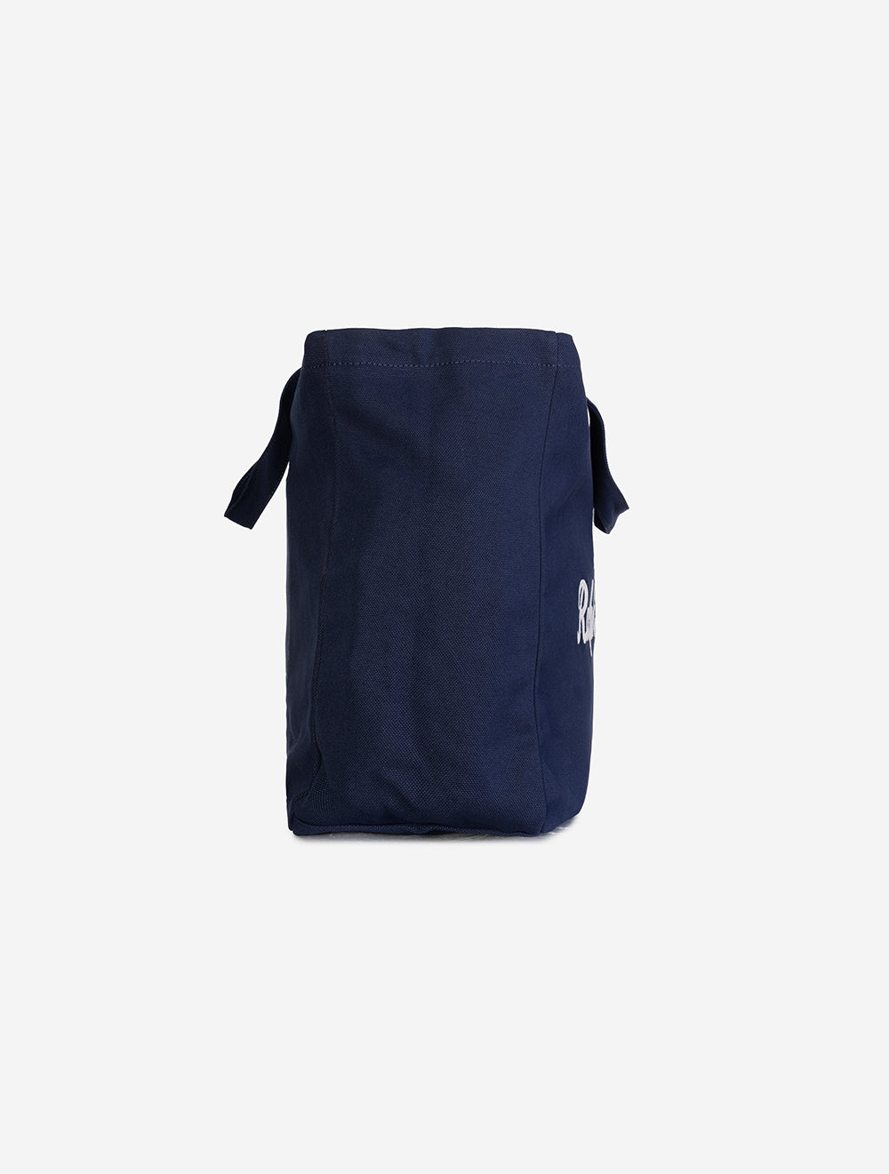 Embroidered Canvas Tote Bag Navy