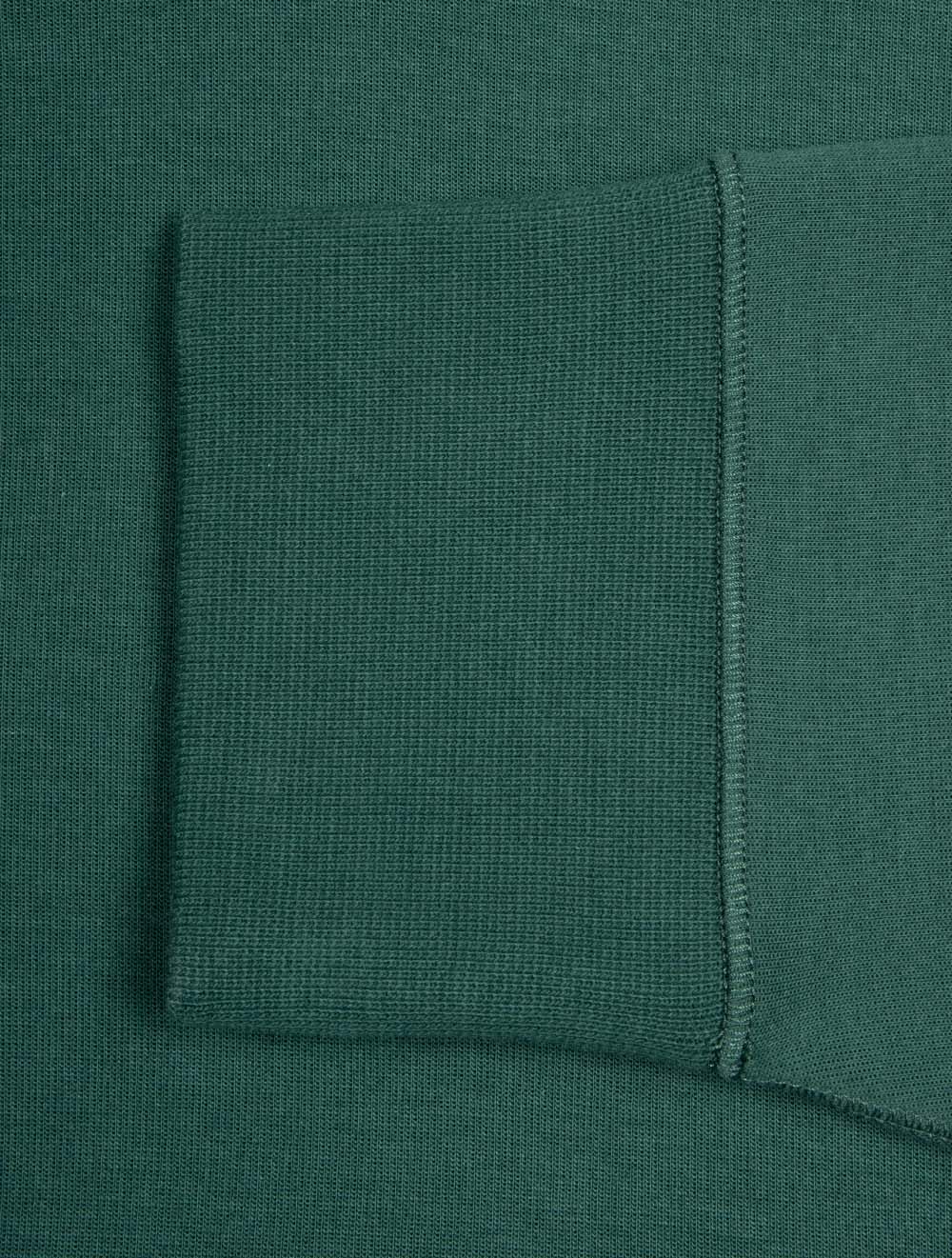 Double-Knit Quarter-Zip Pullover Green