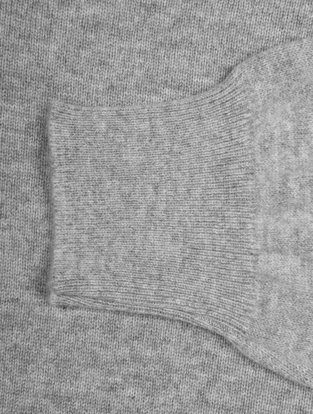 Cashmere Half Zip Sweater Grey