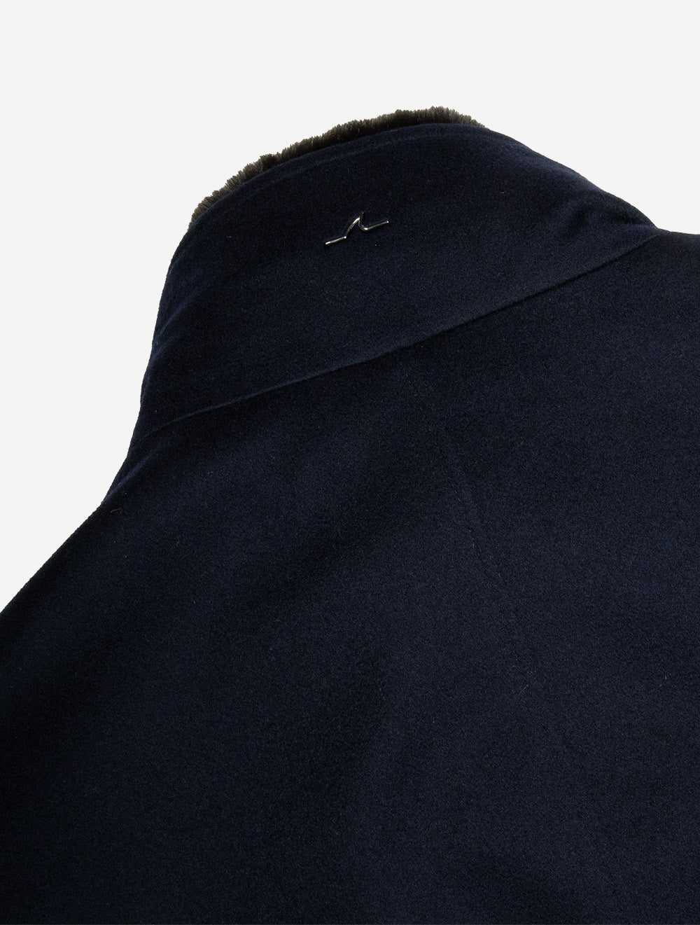 Loro Piana Cashmere Car Coat Navy