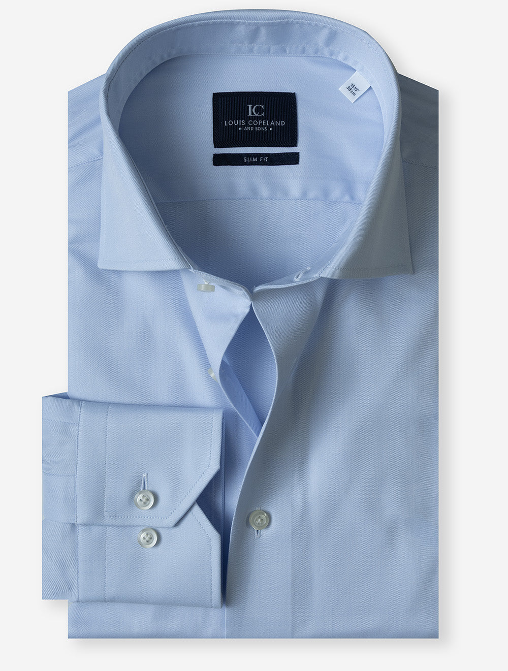 Slim Fit Dress Shirt Blue