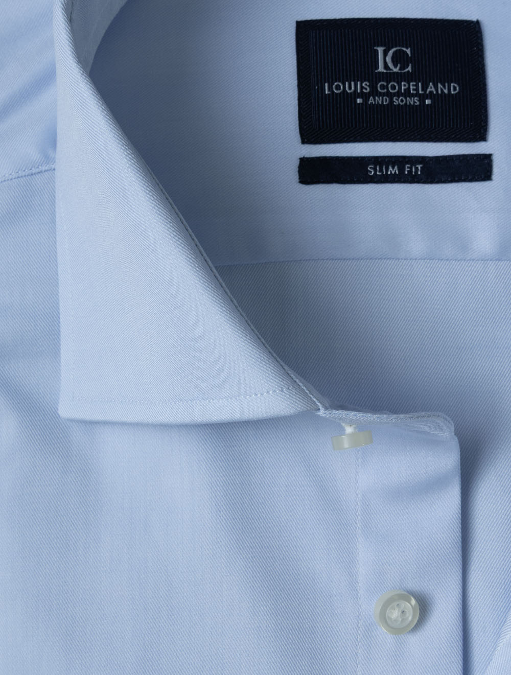 Slim Fit Dress Shirt Blue