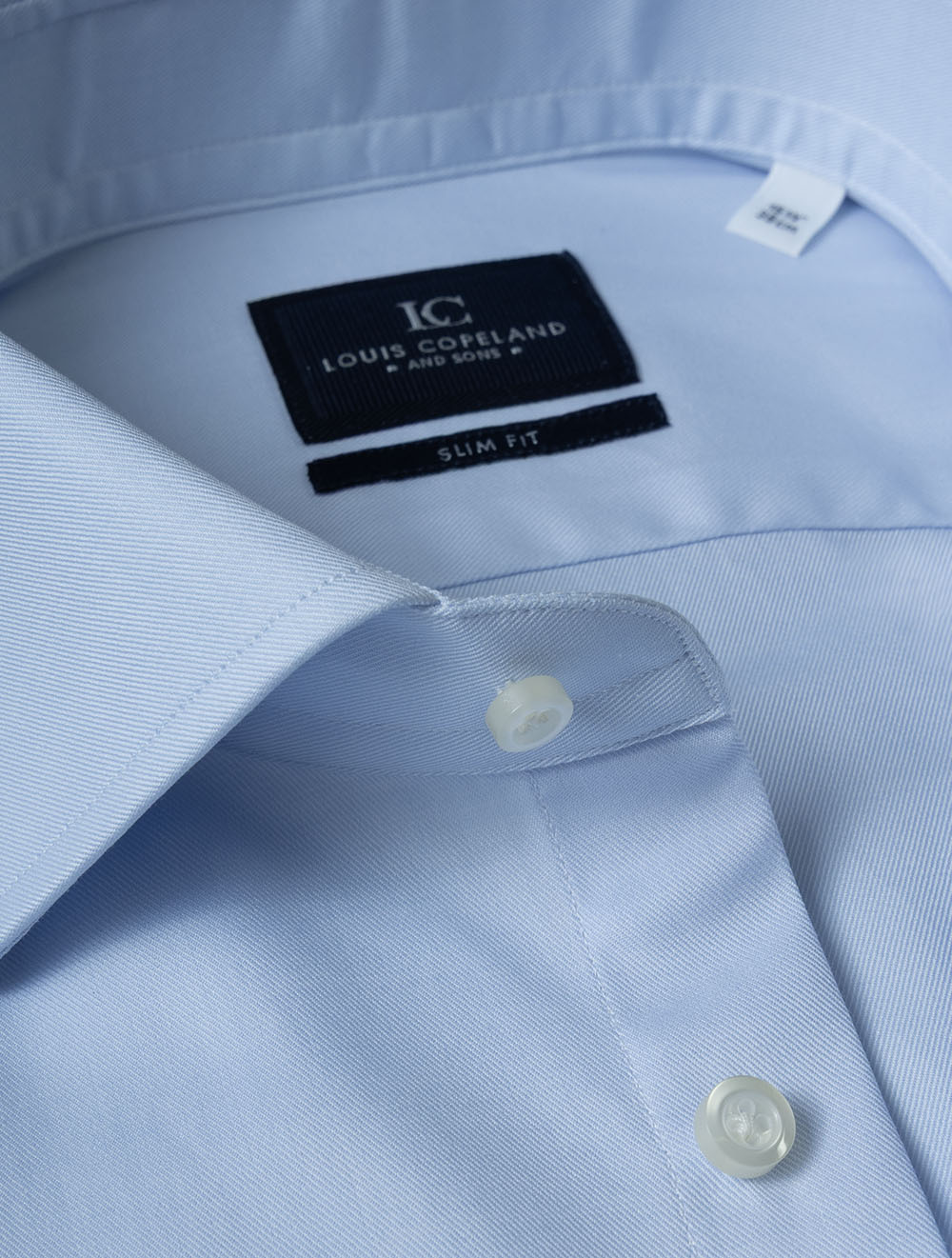 Slim Fit Dress Shirt Blue