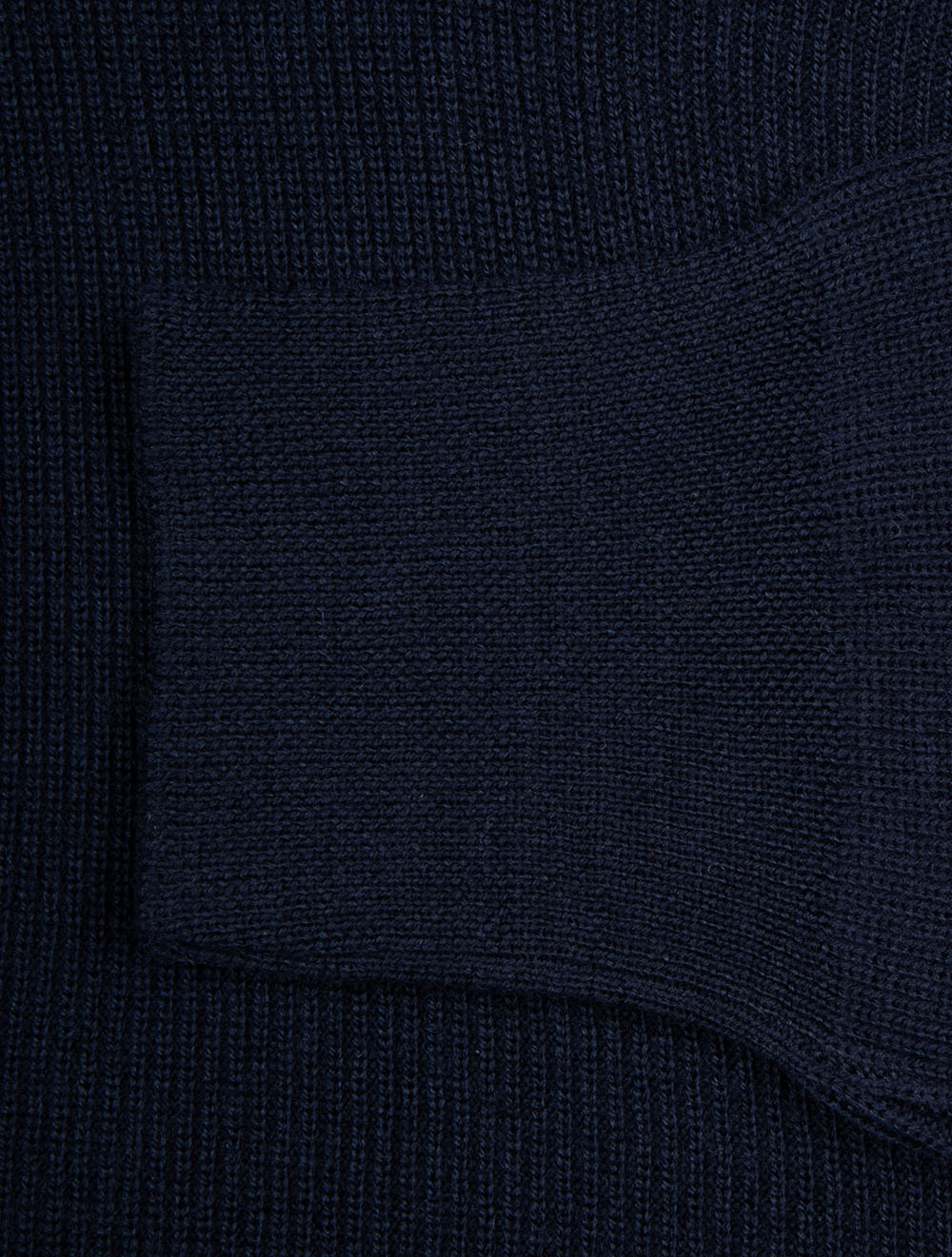 Knit Long Sleeve Tennis Polo Navy
