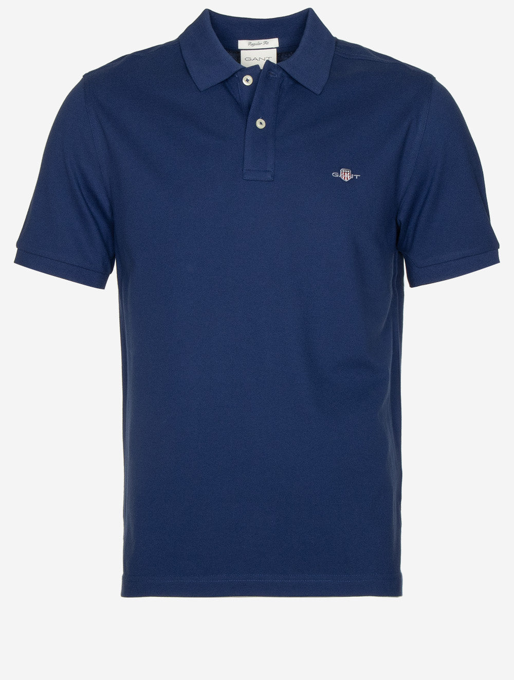 Contrast Piqué Regular Fit Polo Shirt Persian Blue